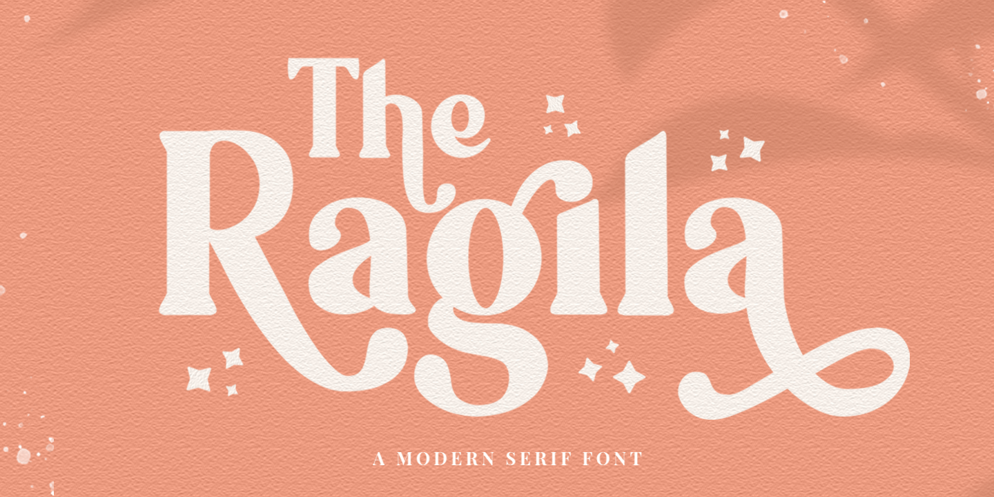 Beispiel einer Ragila Regular-Schriftart